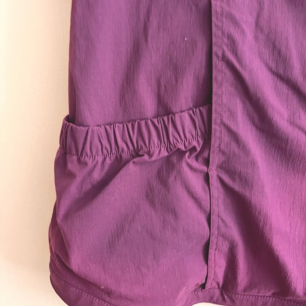 Duluth Trading Co Womens XL Purple Ripstop Utility Fishing Gardening Vest Zip Up - Picture 6 of 15